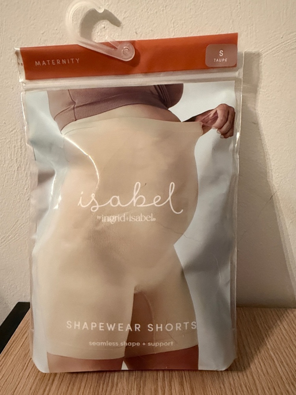 Isabel Maternity by Ingrid & Isabel Taupe Seamless Shapewear Shorts